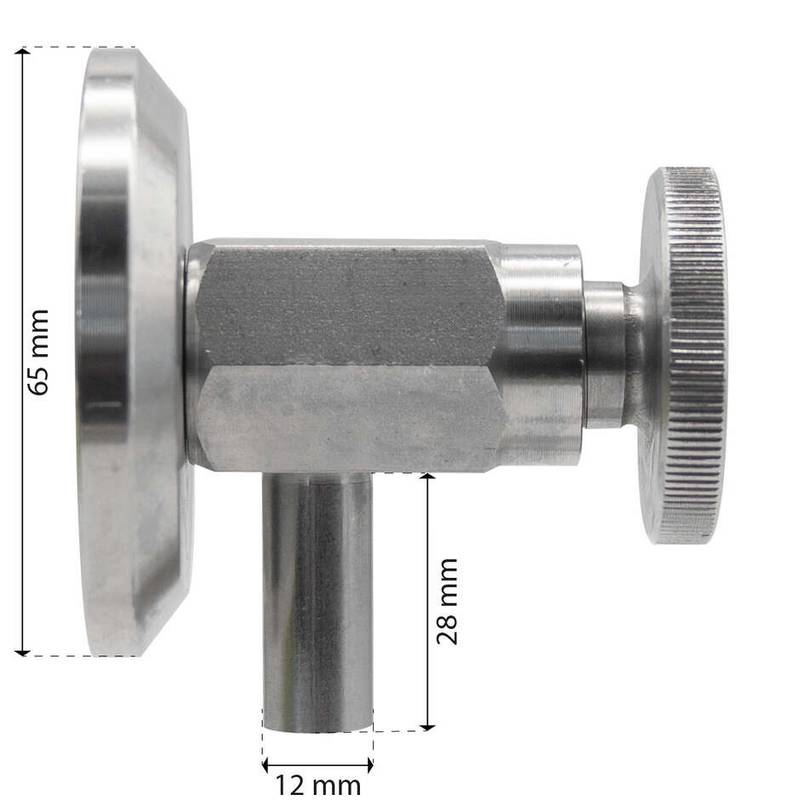 Wine-tasting tap GA40 AISI 304 stainless steel