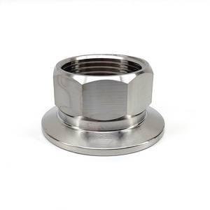 Connection 1.5" TC x 1" female thread BSP stainless steel