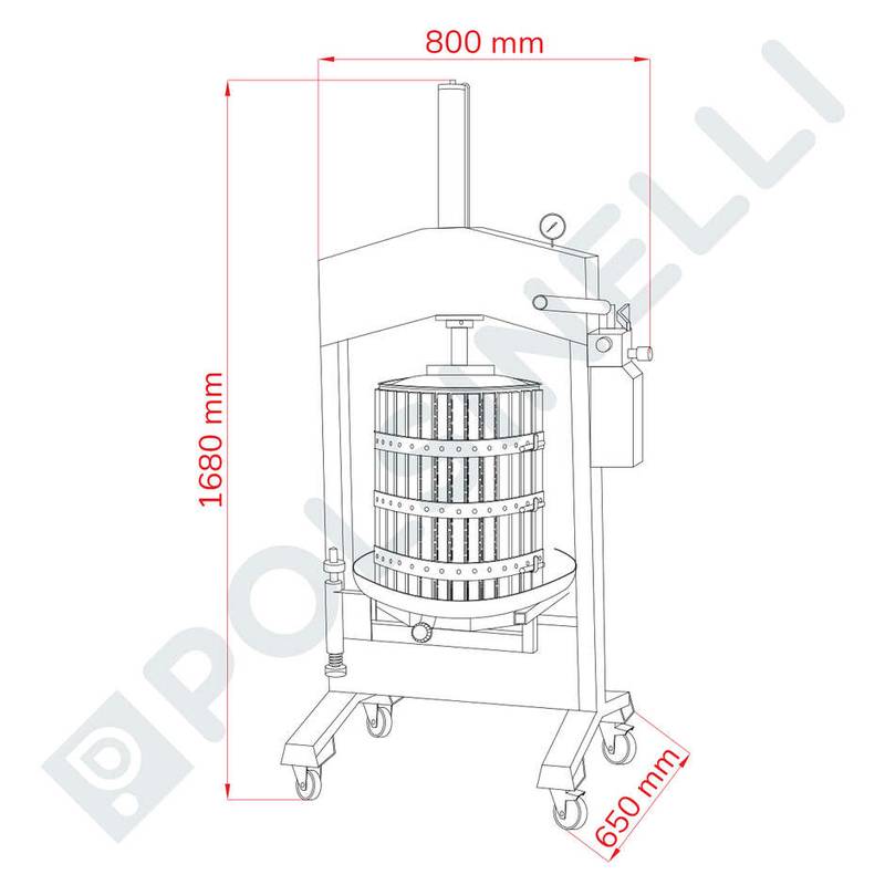 Presas 50kg vertikalus Beta 30
