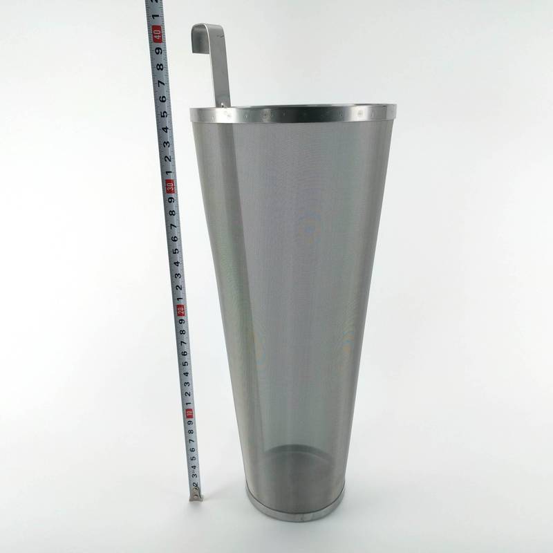 Cone filter 200 micron stainless steel