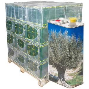 Skārda kanna 5L (288gab.) Albero olīveļļai ar sarkanu ventilācijas vāciņu