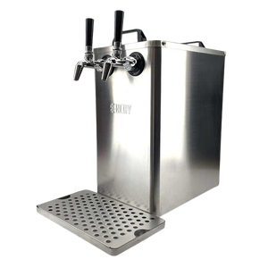Getränkekühler & Bierkühler Benchy Carbon mit zwei Zapfhähnen 12V/24V/240V