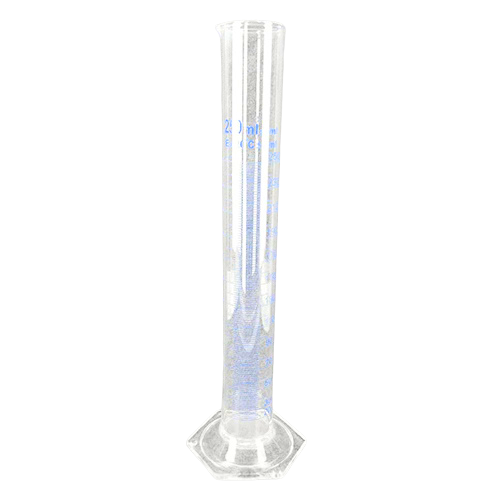 Mätcylinder 250ml glas med skala