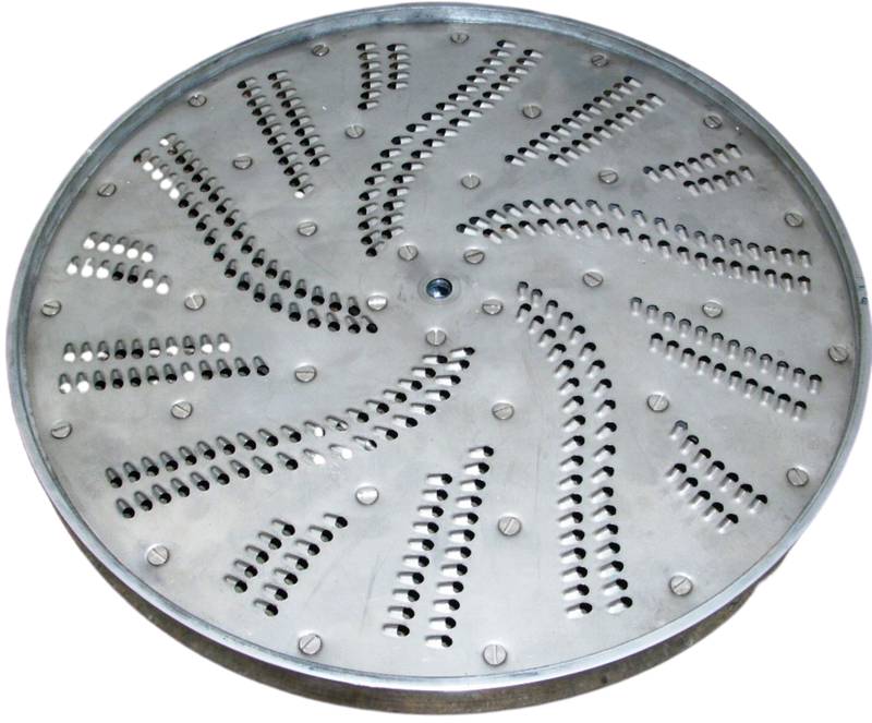 Cutter SZ-40 body with 3mm stainless steel grater disc. stainless steel