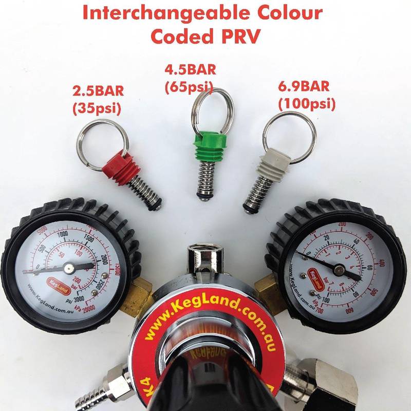 Reduktor Type 10 MK4 kahekordse manomeetriga O2/Ar/He 4,5bar PRV-ga