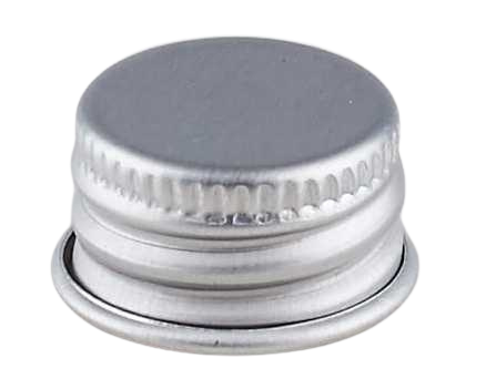 Metal cap 18mm GL18 silver
