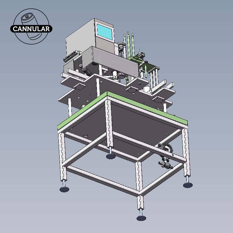 Monoblock vollautomatische Dosenlinie Cannular einspurig