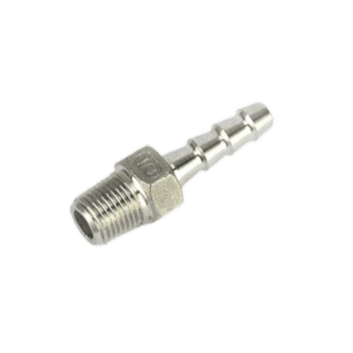 Žarnos jungtis 1/4" BSP x 8mm nerūdijantis plienas