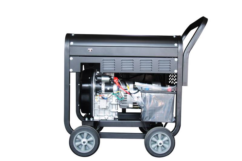 Diesel Generator E-generator DG11000E3 400V/max.9kW 230V/3kW