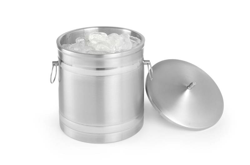 Ishink 5L BarUp dubbelväggig silver ⌀200x(H)230mm