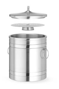 Ishink 5L BarUp dubbelväggig silver ⌀200x(H)230mm