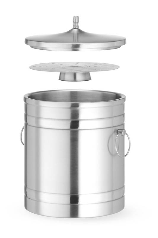 Ishink 5L BarUp dubbelväggig silver ⌀200x(H)230mm