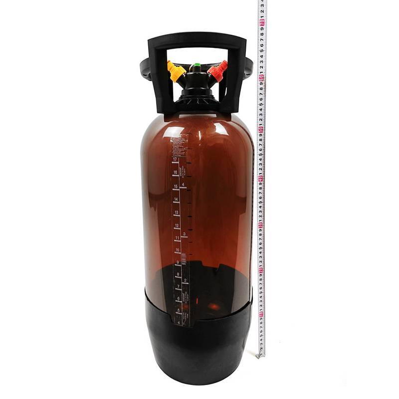 Tank 20L Oxebar PET pressure with connection fittings