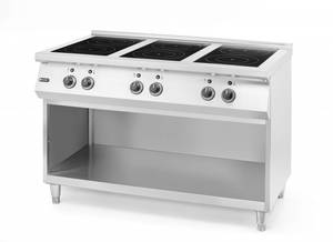Induction stove 1200x700x(H)890mm HENDI 6 hobs 400V/25500W
