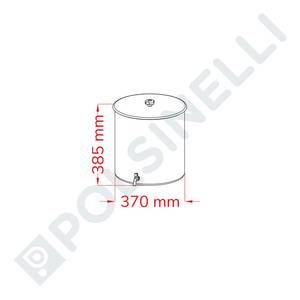 Tank 35L stainless steel