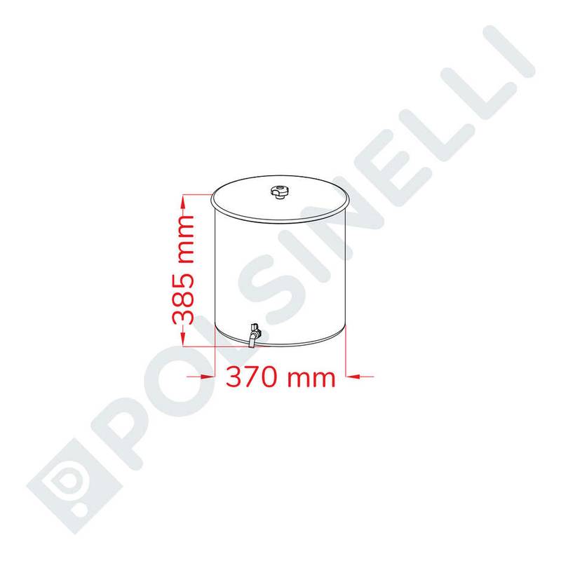 Tank 35L stainless steel