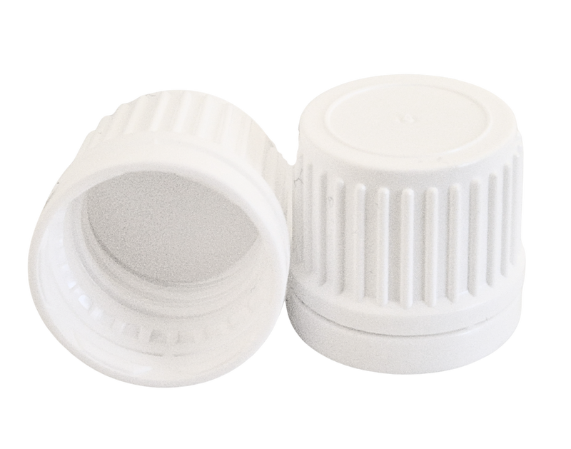 White cap with a security ring FI18