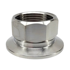 Connection 1.5" TC x 1" female thread BSP stainless steel