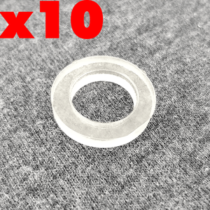 Bricka 5/8" vinyl för fattkoppling (10st)