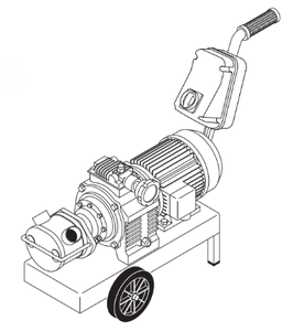 Liverani VA MAJOR 60 sūkņa ātruma regulators ratiņi vadības panelis 4320-22500L/h