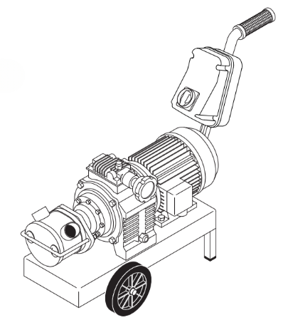 Liverani VA MAJOR 60 sūkņa ātruma regulators ratiņi vadības panelis 4320-22500L/h
