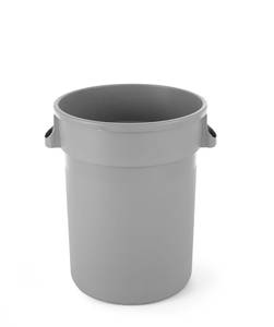 Atkritumu tvertne 120L apaļa ⌀550x690mm AmerBox gaiši pelēka