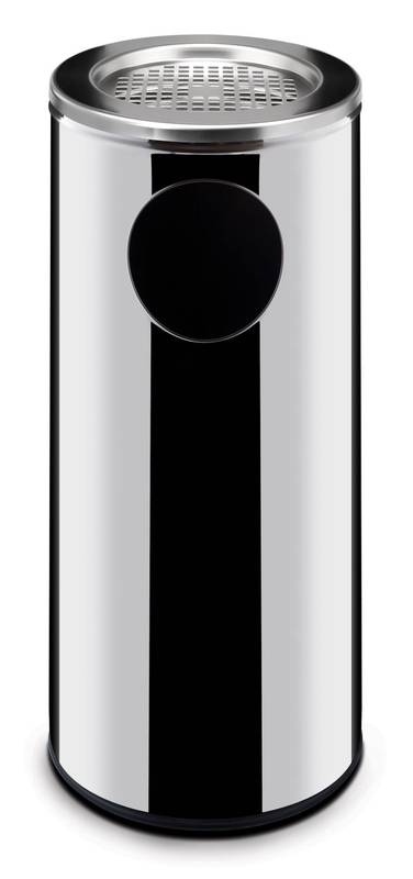 Stāvošā atkritumu tvertne 33L ar pelnu trauku HENDI ⌀240x(H)660mm