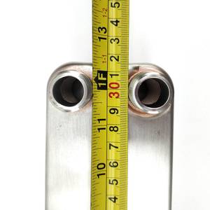 Värmeväxlare 30-plattor Chillout Threaded MKIV 1/2" BSP rostfritt stål