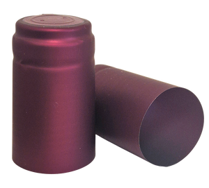 Heat-shrink capsule Ø31x55mm bordoo matte B05 with tear strip 100pcs