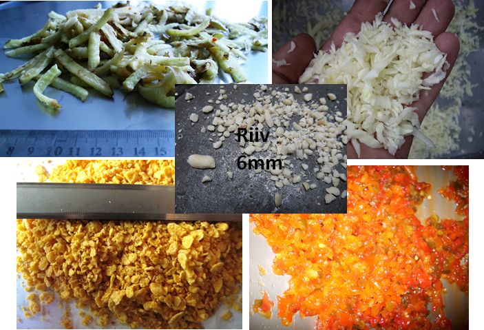 Cutter SZ-40 body with 3mm stainless steel grater disc. stainless steel