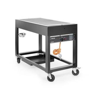 Gaasigrill Tampa HENDI must 10kW 1260x580x(H)900mm