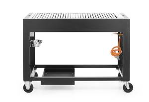 Gaasigrill Tampa HENDI must 10kW 1260x580x(H)900mm
