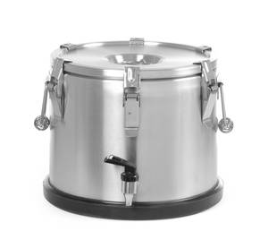 Insulated portable container 15L with tap Profi Line HENDI silver ⌀330x(H)280mm