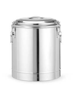 Izolēts pārnēsājams konteiners 36L HENDI Kitchen Line sudraba ⌀400x(H)500mm