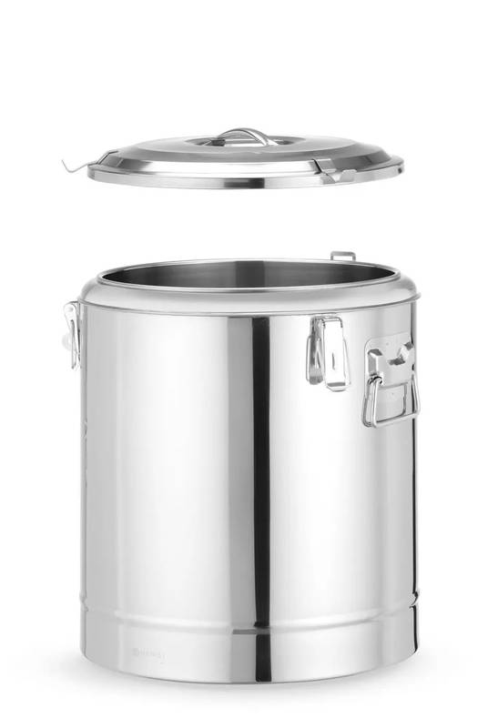 Izolēts pārnēsājams konteiners 36L HENDI Kitchen Line sudraba ⌀400x(H)500mm