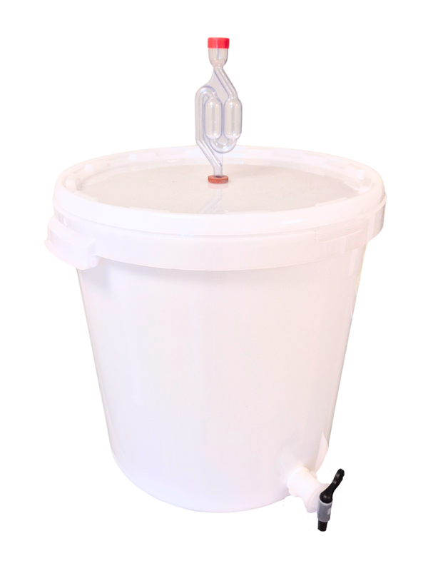 Fermentation vessel white 32L with tap hole