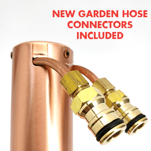 AlcoEngine Gen2 Still copper reflux column, quick disconnects