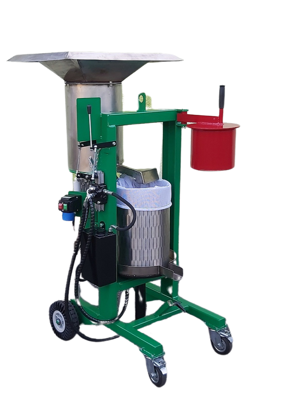 Hüdropress 30L 300kg/h roostevaba purustaja 400V