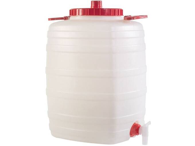 Plastic container 50L plastic tap reusable