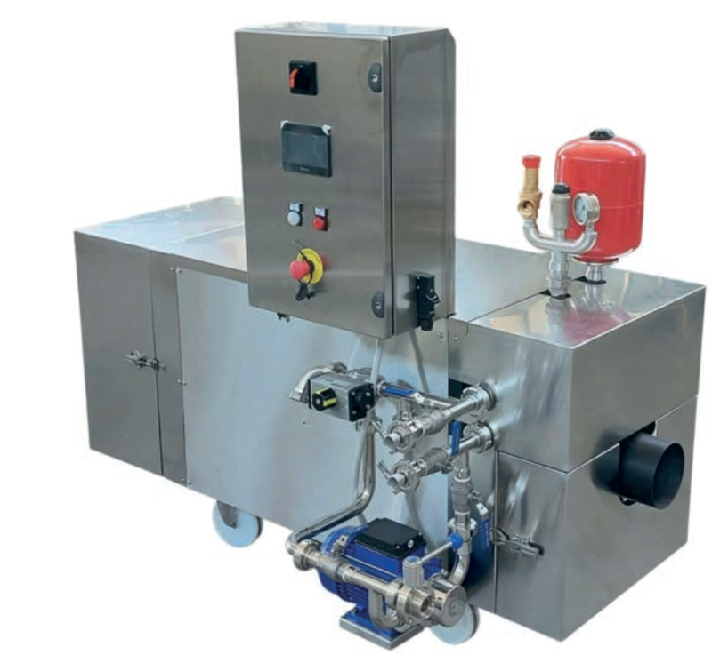 Pasteurizer 1200L/h Eno gas-fired stainless steel