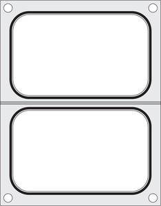 Padėklų užlydytuvo matrica HENDI 2x talpyklai 178x113mm