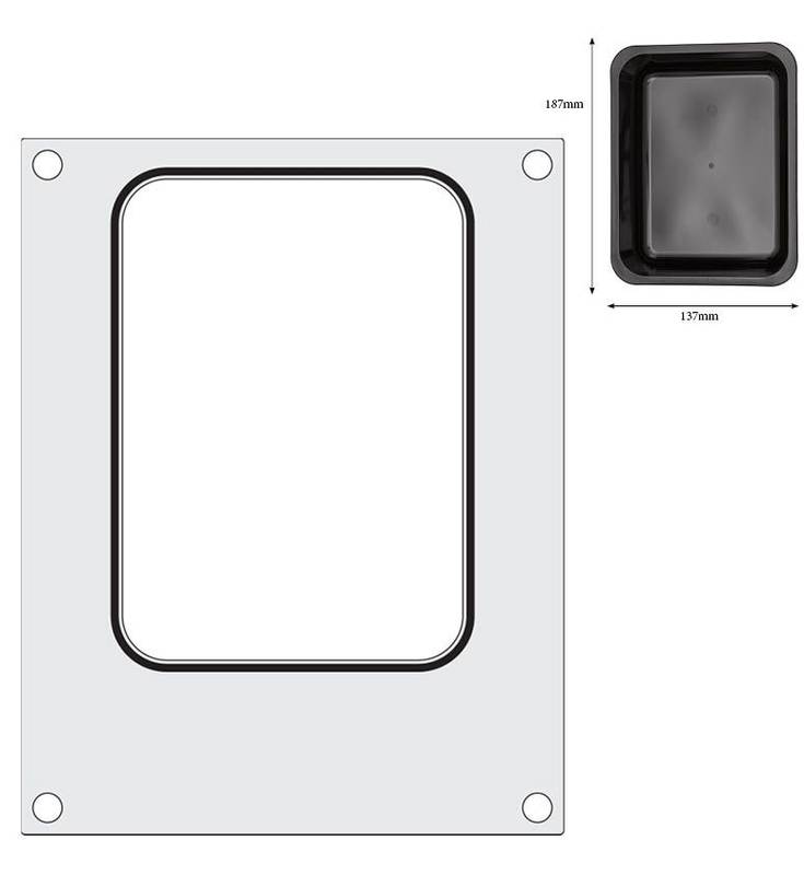 Tray sealer matrix HENDI for container 187x137mm