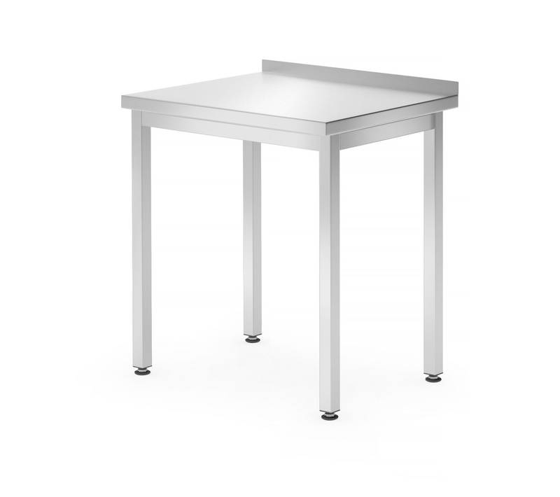 Wandtisch verschraubt Tiefe 600mm HENDI Profi Line 800x600x(H)850mm