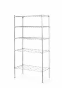 Storage rack with 5 shelves HENDI Chrome 910x455x(H)1830mm