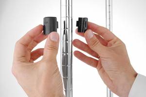 Storage rack with 5 shelves HENDI Chrome 910x455x(H)1830mm