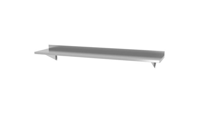 Wall shelf 1400x300x(H)250mm HENDI with 2 brackets