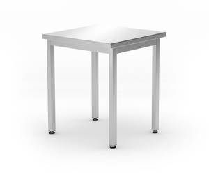 Kesklaud 600x600x(H)850mm HENDI Kitchen Line poltühendusega