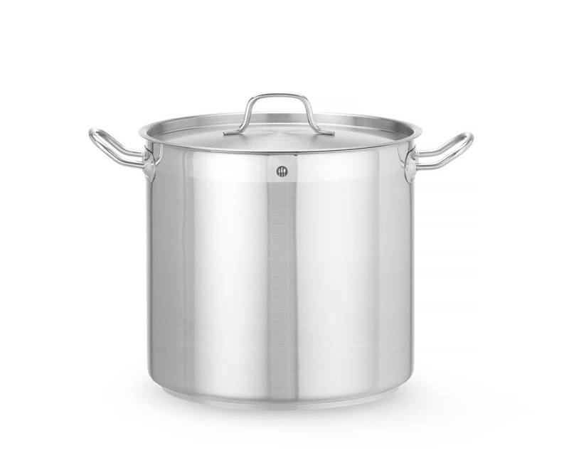 Troškinimo puodas 15,9L aukštas su dangčiu HENDI Profi Line ⌀280x(A)260mm