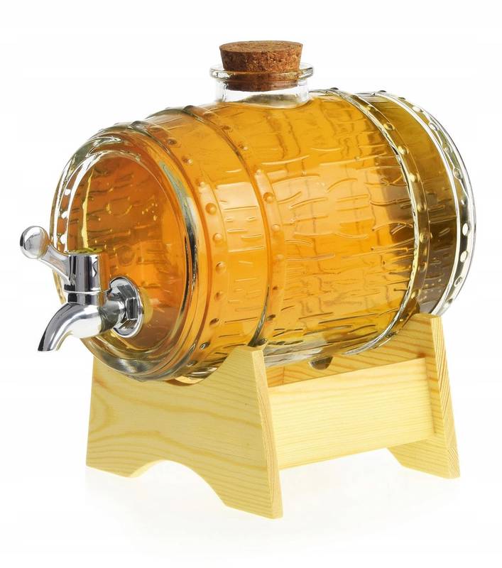 Stikla muca 1,5L ar koka statīvu
