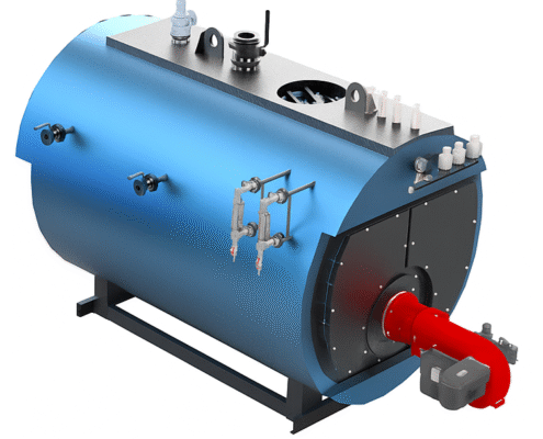 Automatic pressurized steam model GVR water tube type